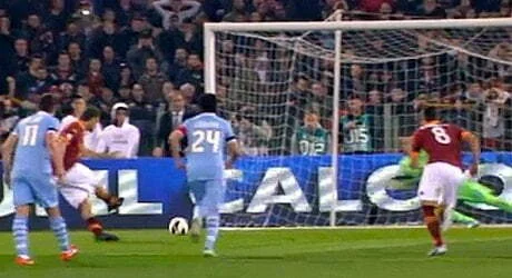 ROMA-LAZIO 8 aprile 2013 Gol di Francesco Totti