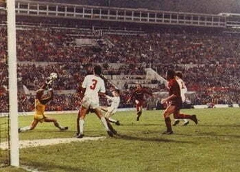 Roma-Colonia 82-83 Il gol di Falcao