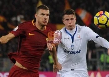 ROMA-ATALANTA Dzeko in azione