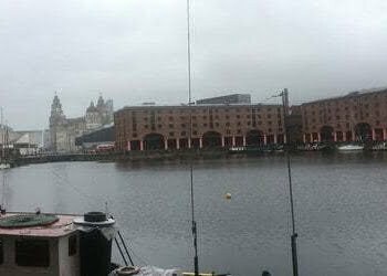 Liverpool, la zona del porto dove c'è stato il maggior afflusso di tifosi