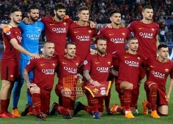 Foto squadra Roma-Liverpool