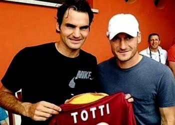 Totti e Federer G TuttoASRoma.it TOTTI Federer: "Mi piace l’idea di farci il tifo l’uno per l’altro a distanza" Tutte le News AS Roma FC Notizie Calendario Partite Calciomercato Info Biglietti Store