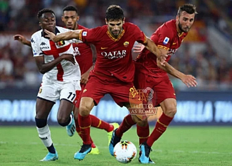 Fazio in azione Roma-Genoa - Photo by Getty Images