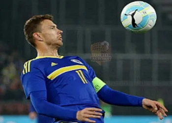 Dzeko in azione con la Nazionale bosniaca - Photo by Getty Images