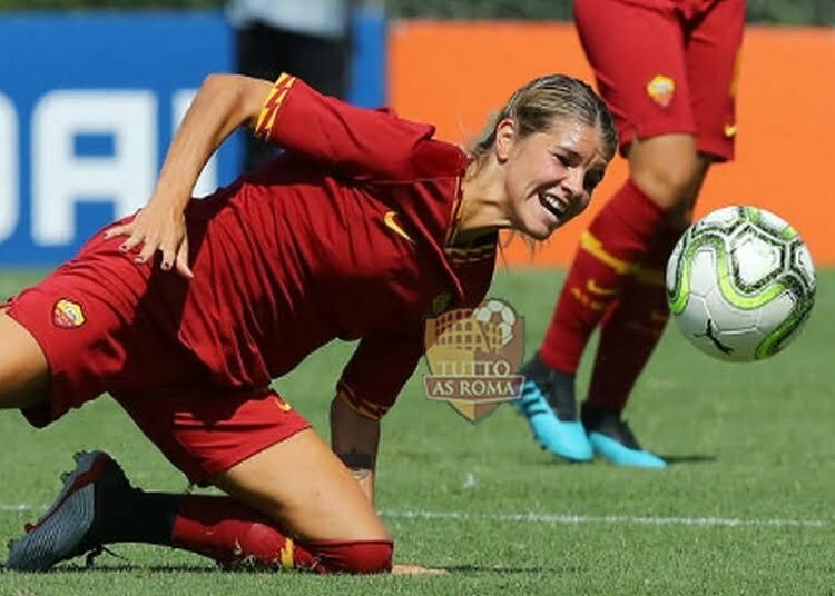Andrine Stoismo Hegerberg Azione Roma-Milan - Photo by Getty Images