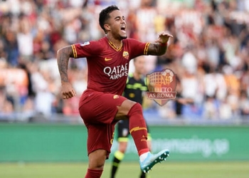 Kluivert Esulta gol Roma-Sassuolo - Photo by Getty Images