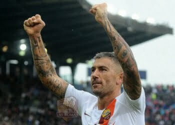 Kolarov Esulta gol Bologna-Roma - Photo by Getty Images