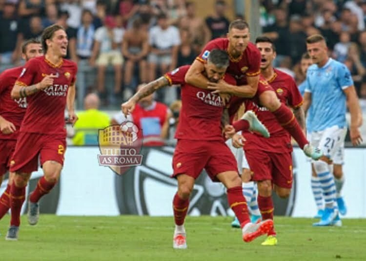 Kolarov esulta gol Lazio-Roma - Photo by Getty Images