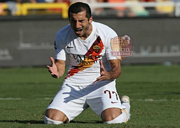 Mkhitaryan Impreca in Lecce Roma - Photo by Getty Images