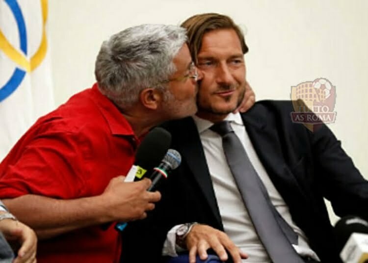 Totti e Lucci durante la conferenza stampa la Foro Italico - Photo by Getty Images