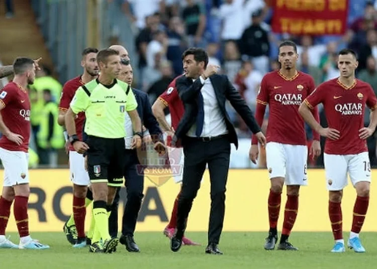 Fonseca La rabbia a fine partita Roma-Cagliari - Photo by Getty Images