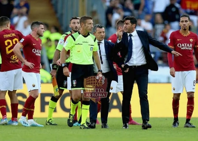 Fonseca La rabbia a fine partita Roma-Cagliari - Photo by Getty Images