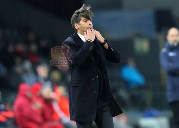 Paulo Fonseca in panchina durante Udinese-Roma - Photo by Getty Images