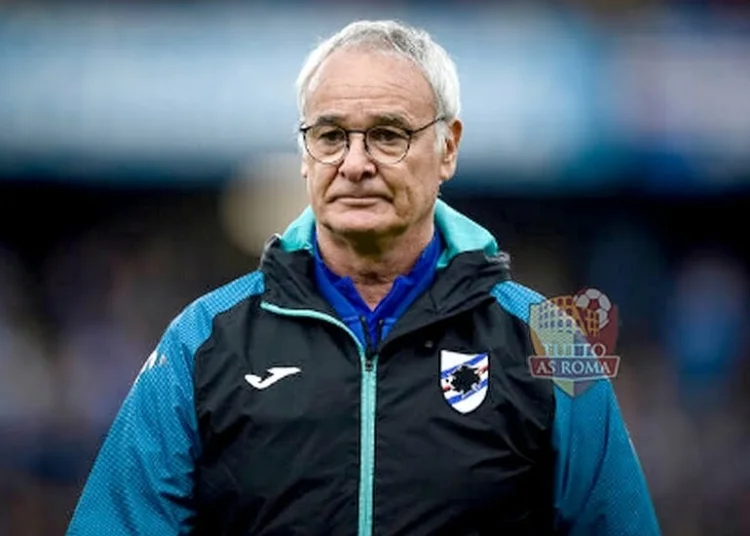 L'ex giallorosso Claudio Ranieri oggi alla Sampdoria - Photo by Getty Images