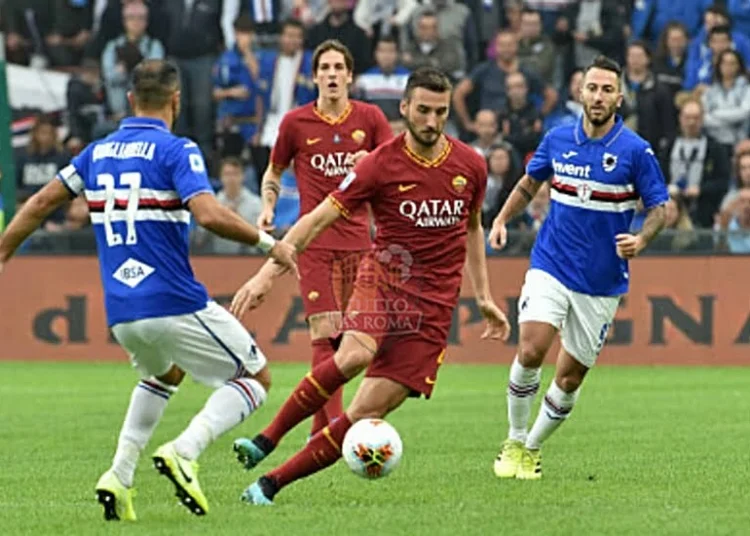 Un momento della partita Sampdoria-Roma - Photo by Getty Images