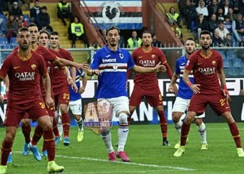 Un momento della partita Sampdoria-Roma - Photo by Getty Images