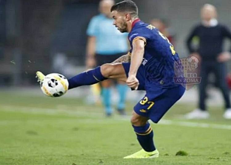 Leonardo Spinazzola in azione durante Wolfsberg-Roma - Photo by Getty Images