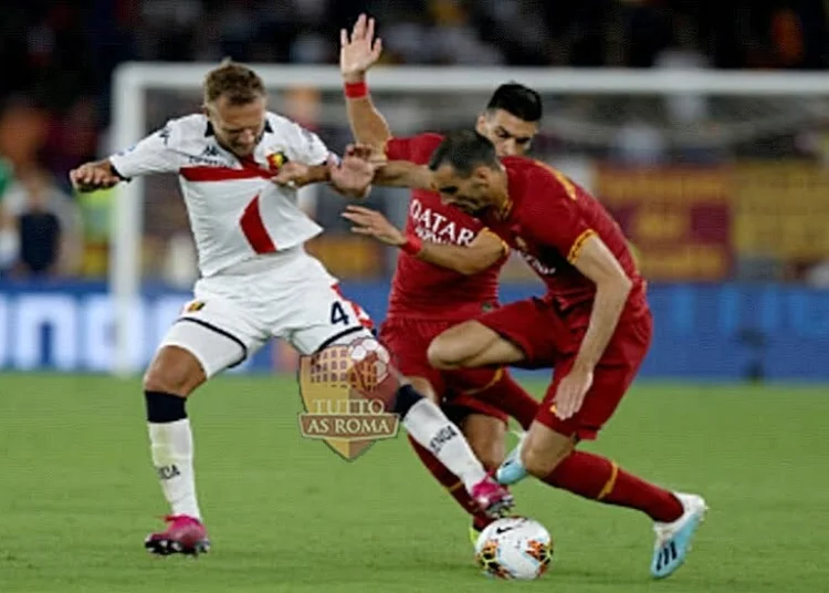 Davide Zappacosta in azione durante Roma-Genoa - Photo by Getty Images