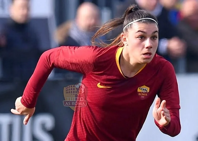Agnese Bonfantini in azione durante Juventus-Roma del 3 febbraio scorso - Photo by Getty Images
