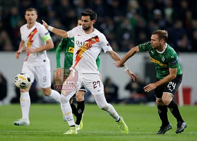 Pastore impreca dopo la fine del match contro il Borussia M'Gladbach - Photo bu Getty Images