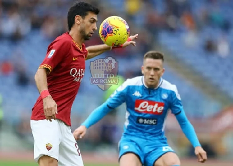 Pastore in azione durante Roma-Napoli - Photo by Getty Images