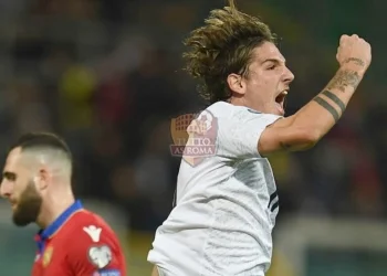 Nicolò Zaniolo Esultanza secondo gol contro l'Armenia - Photo by Getty Images