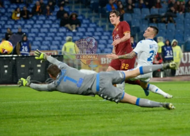 Nicolò Zaniolo Azione del gol in Roma-Brescia - Photo by Getty Images