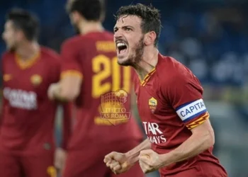 Alessandro Florenzi esulta alla vittoria in Roma-Spal - Photo by Getty Images