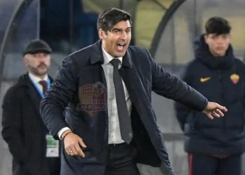 Paulo Fonseca in panchina durante Roma-Spal - Photo by Getty Images