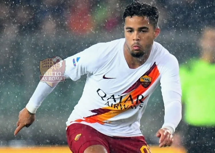 Justin Kluivert in azione durante Verona-Roma - Photo by Getty Images