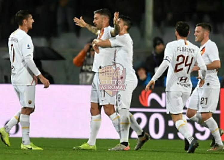 Alexandar Kolarov esulta al gol in Fiorentina-Roma - Photo by Getty Images