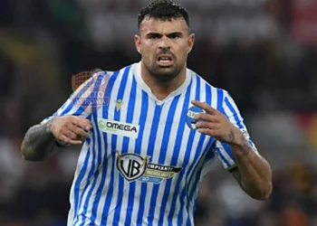 Andrea Petagna in azione durante la partita contro al Roma - Photo by Getty Images