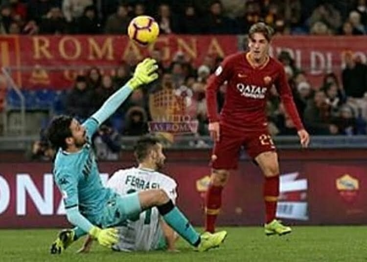 Il primo gol di Nicolò Zaniolo in Roma-Sassuolo del 26 dicembre 2018 - Photo by Getty Images