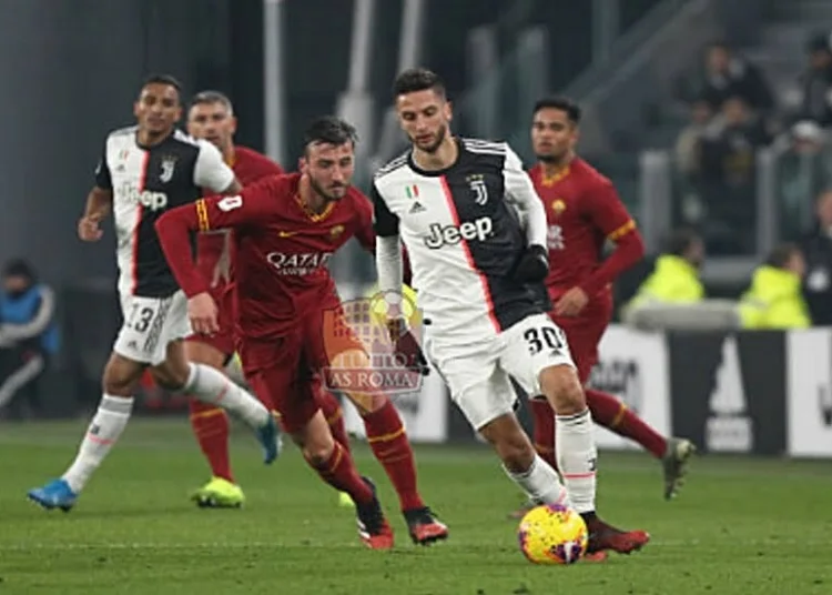 Bryan Cristante in azione durante Juventus-Roma di Coppa Italia - Photo by Getty Images