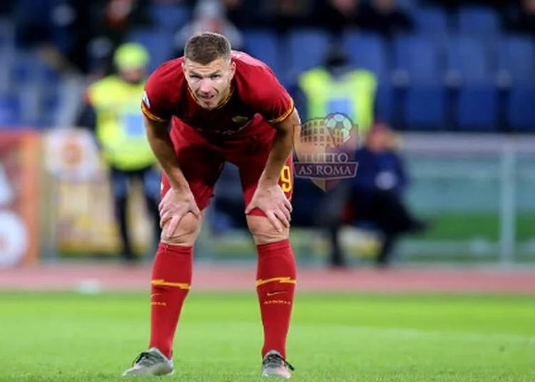 Edin Dzeko deluso al termine della partita contro il Torino - Photo by Getty Images