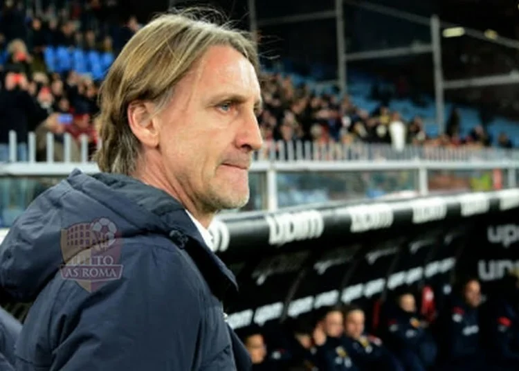 Davide Nicola in panchina durante Genoa-Roma 19 01 2020 - Photo by Getty Images