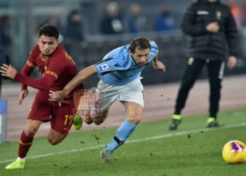 Under in azione durante Roma-Lazio - Photo by Getty Images