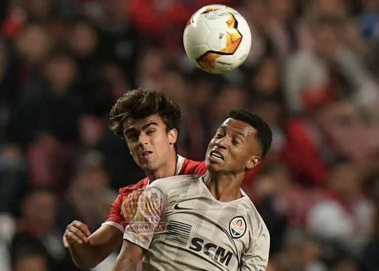 Marcos Antonio centrocampista dello Shakhtar Donetsk durante la partita contro il Benfica in Europa League - Photo by Getty Images