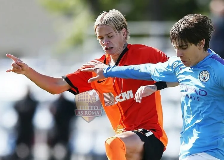 Mykhailo Mudryk durante Shakthar Donetsk v Manchester City di Youth League - Photo by Getty Images