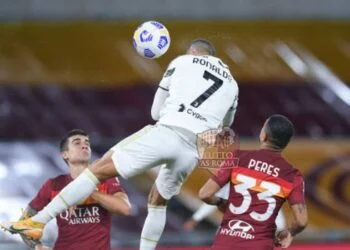 Bruno Peres in azione in Roma-Juventus - Pgoto by Getty Images