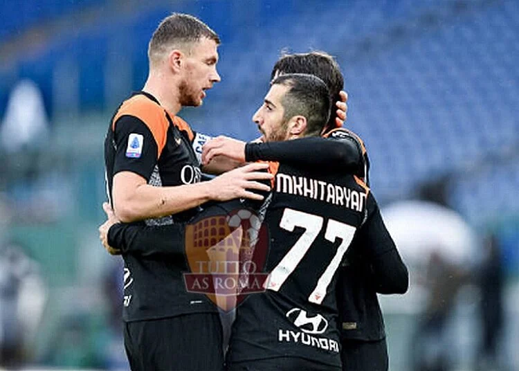 Mkhitaryan e Dzeko - Photo by Getty Images