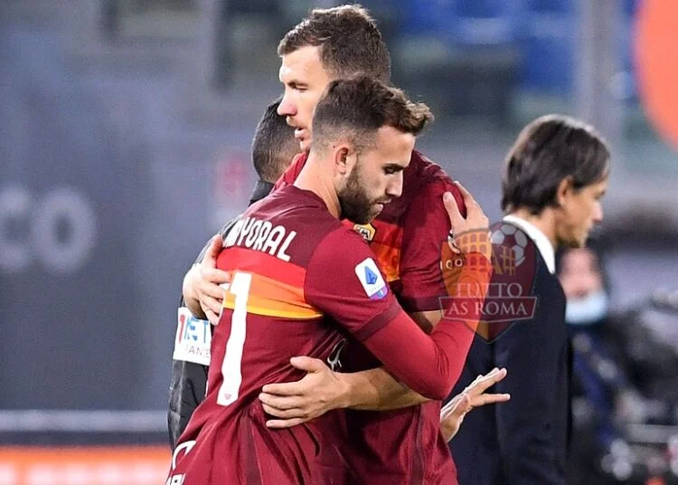 Edin Dzeko e Borja Mayoral - Photo by Getty Images