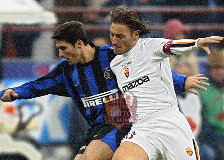 Totti e Zanetti - Photo by Getty Images