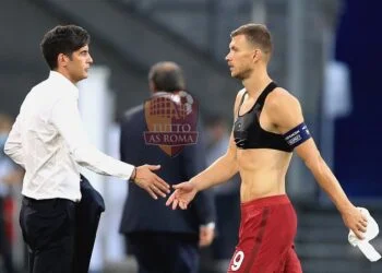 Paulo Fonseca ed Edin Dzeko - Photo by Getty Images