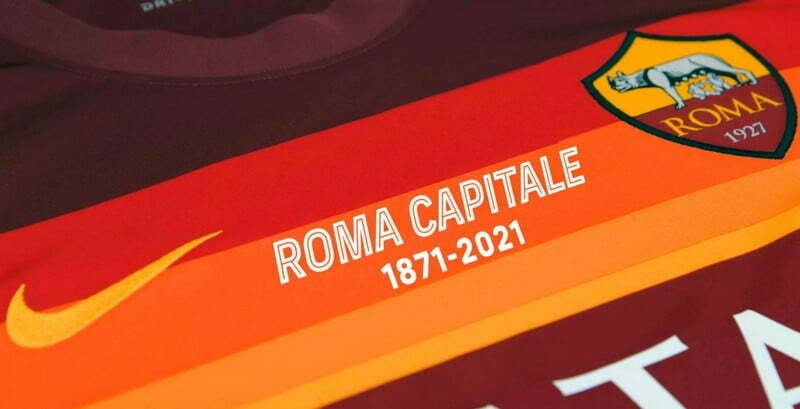 As Roma Presentata La Maglia Celebrativa Per I 150 Anni Di Roma Capitale In Campo Contro La Juventus Testo Foto Video