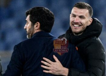 Paulo Fonseca ed Edin Dzeko - Photo by Getty Images