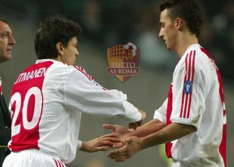 Jari Litmanen e Zlatan Ibrahimovic - Photo by Getty Images