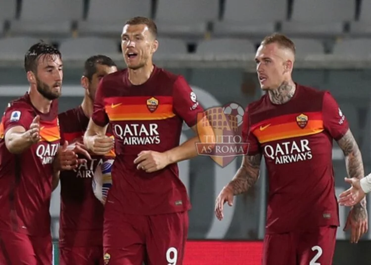 Edin Dzeko, Bryan Critante e Rick Karsdorp - Pjoto by Getty Images