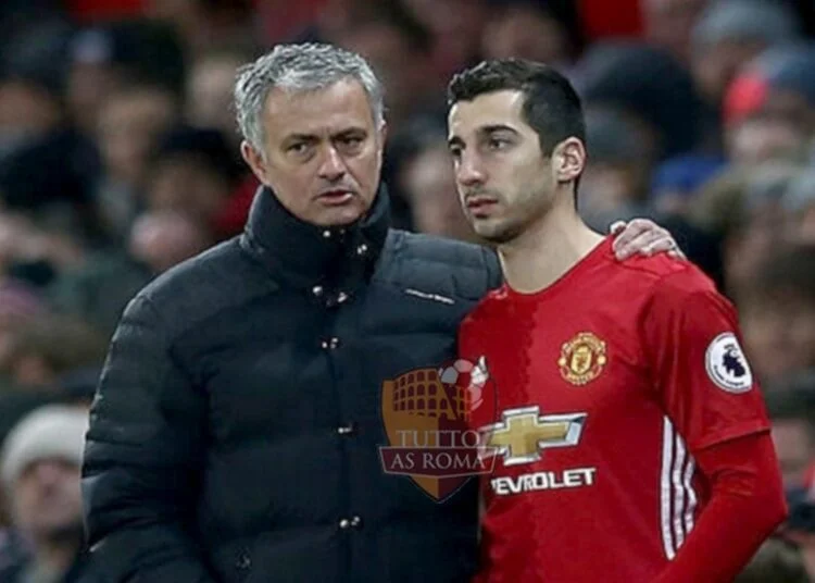 Josè Mourinho e Henrikh Mkhitaryan - Photo b y Getty Images