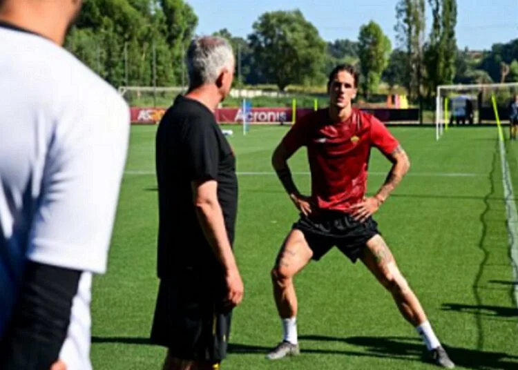 Josè Mourinho e Nicolò Zaniolo - Photo by Getty Images